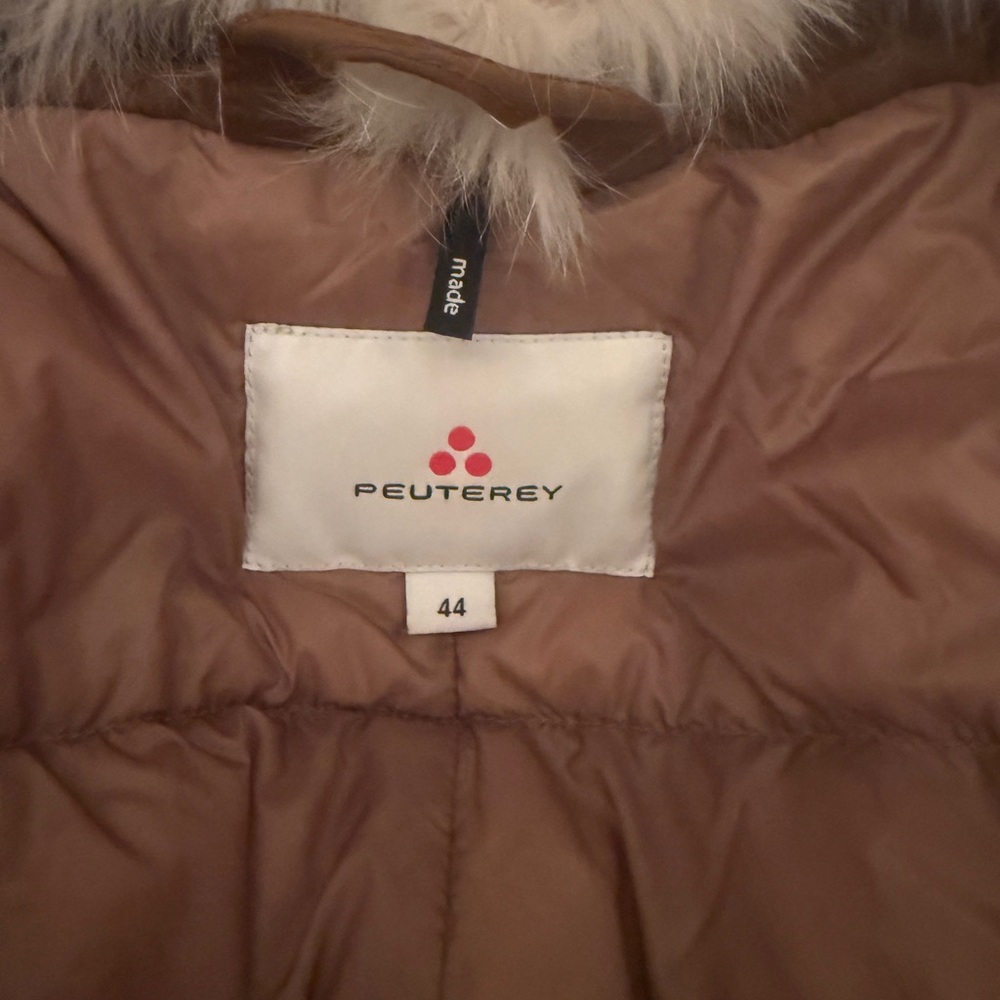 Peuterey Brown Fur-Trimmed Parka - Picture 2 of 8